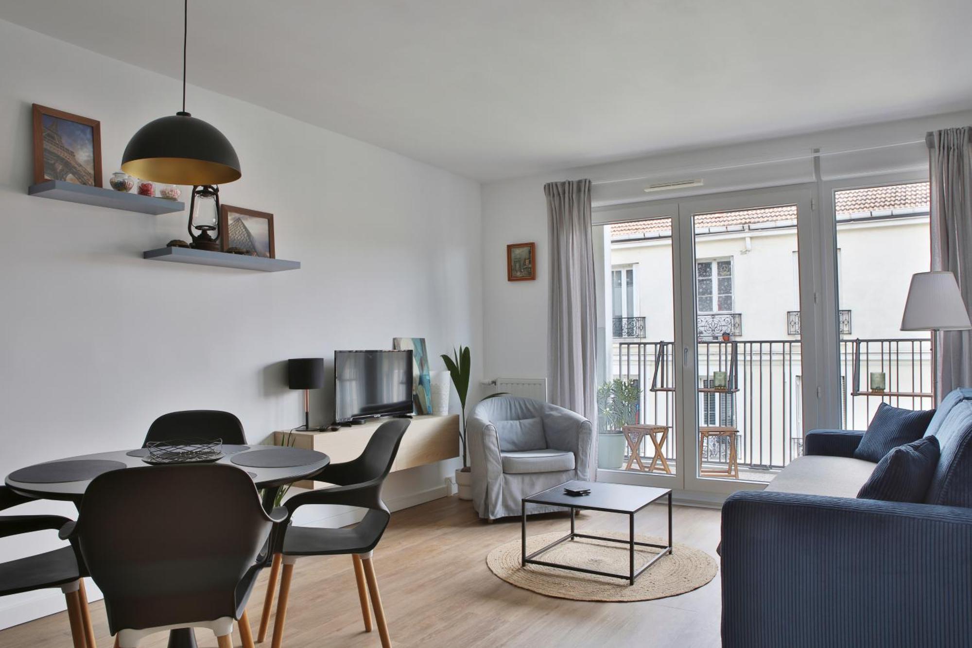 "Starry In So" 47M2, Lits Jumeaux, Parking Gratuit, Rue Calme Et Arboree, Metro 10 Min, Stade De France 24Min A Pied Saint-Ouen  Εξωτερικό φωτογραφία